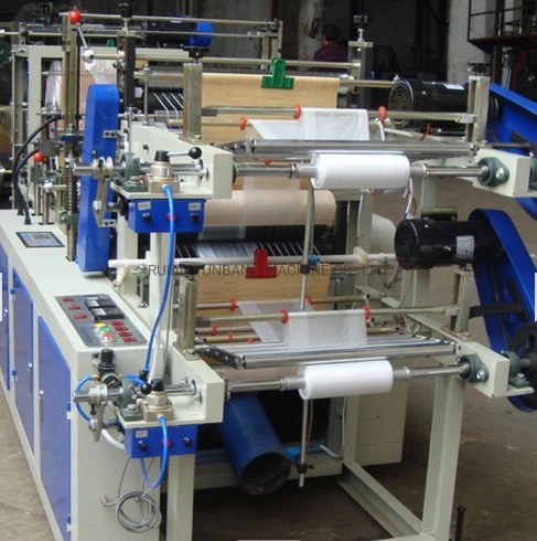 Double Line Rolling Bag Sealing and Cutting Making Machine