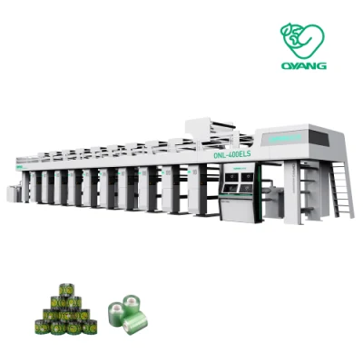 Stampa rotocalco automatica Web Macchina da stampa stabile di alta qualità Stampante rotocalco OEM Onl-400els
