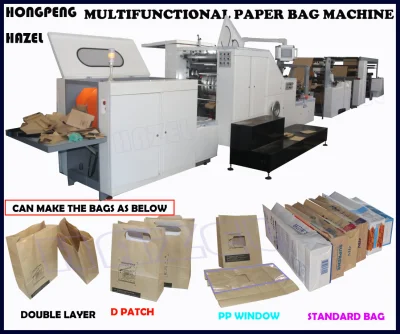 Macchina per la produzione di sacchetti di carta a fondo quadrato con 2 colori, 4 colori online