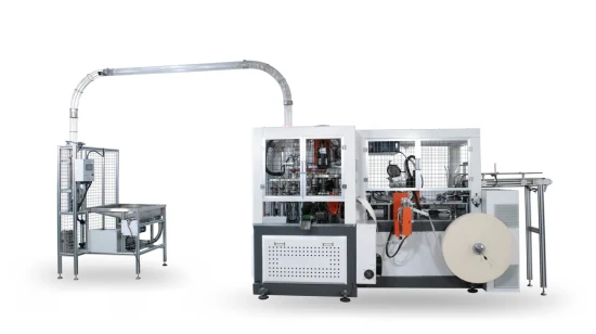 La produzione di macchine per bicchieri di carta usa e getta fornisce prezzi di macchine per bicchieri di carta facili da usare in India