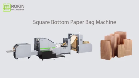 Marchio Rokin che produce sacchetti di carta per la produzione di carta per macchine
